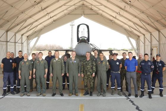 В Болгарию прибыл второй истребитель F-16 Блок.70