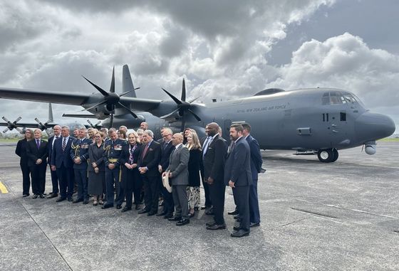 В Новую Зеландию прибыл первый самолет ВТА C-130J-30 «Геркулес»