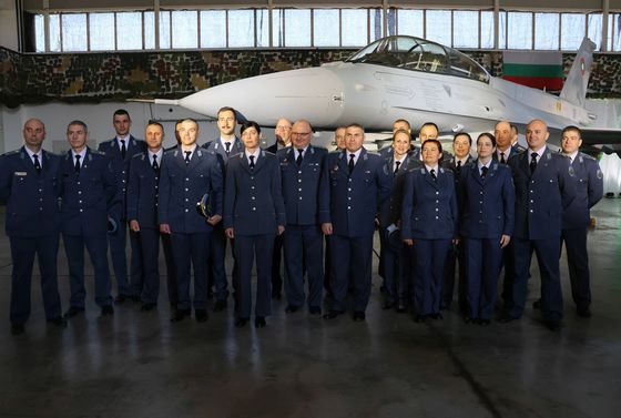 В Болгарии состоялась презентация первого истребителя F-16 Блок.70