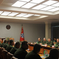 Сбор по территориальной обороне с главами администраций города Минска