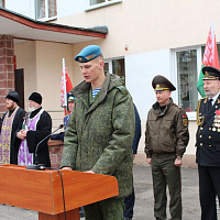 Торжественная церемония отправки призывников в Вооруженные Силы состоялась в военном комиссариате Витебской области