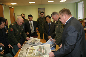 Военные журналисты из Вьетнама – в Республике Беларусь