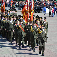 Празднование Дня Победы в Бресте