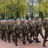 В Витебске прошло чествование военнослужащих, увольняемых в запас