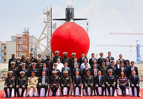 Состоялся спуск на воду головной ДЭПЛ класса «Хангор» для ВМС Пакистана