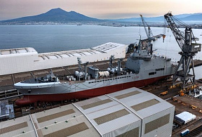На верфи Fincantieri спущен на воду второй корабль снабжения LSS для ВМС Италии