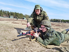 Военнослужащие 30 ождбр выполнили упражнение учебных стрельб