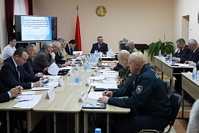 Заседание координационного совета при Госсекретариате Совбеза Беларуси