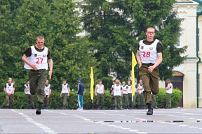 Соревнования по военному двоеборью в 11 омбр