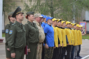 На базе 56 опс начал работу военно-патриотический лагерь «Доблесть»