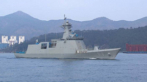 Спущен на воду второй фрегат FFX-2 для ВМС Республики Корея