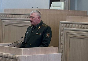 Генерал-майор Виктор Гулевич выступил перед членами Совета Республики по вопросу проекта новой Военной доктрины