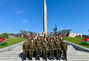 Военнослужащие 120 омбр посетили Белорусский государственный музей истории Великой Отечественной войны