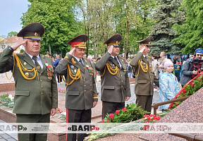 В Гродненском гарнизоне проходят мероприятия, посвященные Дню Победы