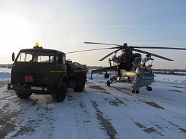 Экипажи Ми-24 181-й боевой вертолетной базы перебазировались на аэродром Бобруйск