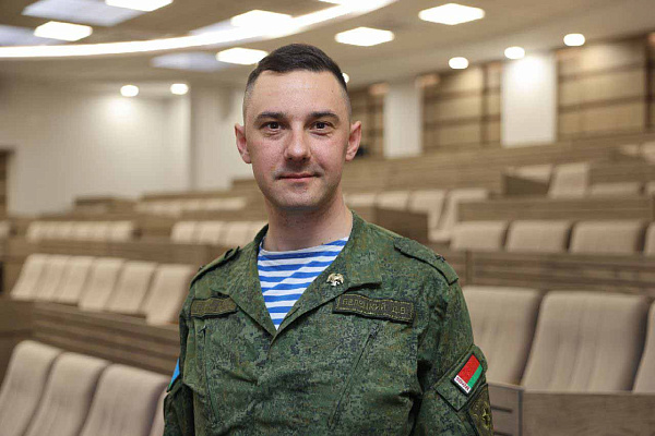 Гвардии майор Дмитрий Белецкий, старший офицер отделения идеологической работы 38‑й Брестской отдельной гвардейской десантно-штурмовой бригады:
