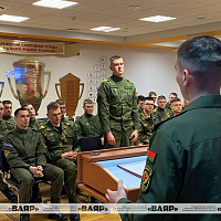Делегат Всебелорусского народного собрания VII созыва провел беседу с военнослужащими срочной военной службы