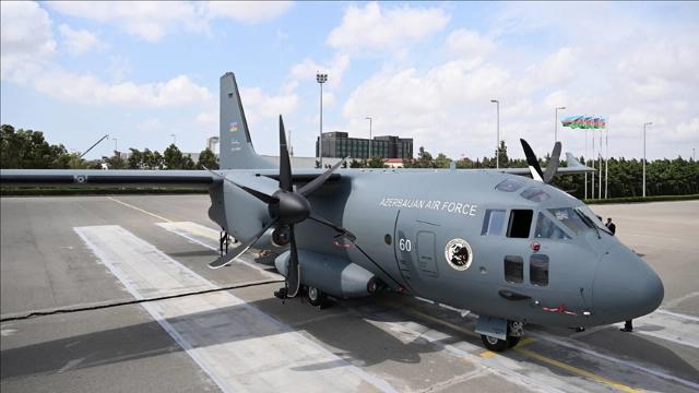 Азербайджан получил первый военно-транспортный самолёт C-27J NG Spartan