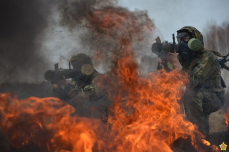 Плановые занятия с подразделениями РХБ защиты