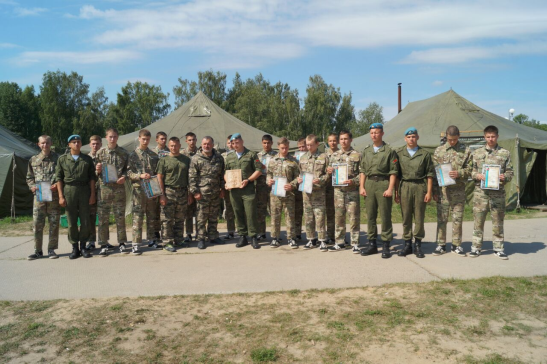 Закрытие военно-патриотического лагеря «Призывник»