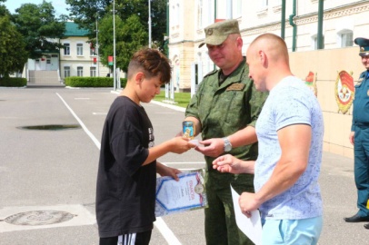 Завершился военно-патриотический сбор среди юношей