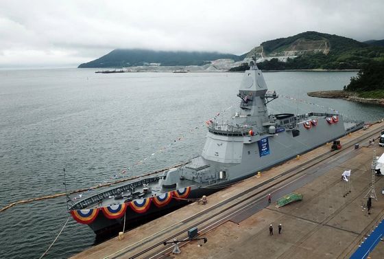 Спущен на воду второй фрегат УРО класса FFX-3 для ВМС Республики Корея