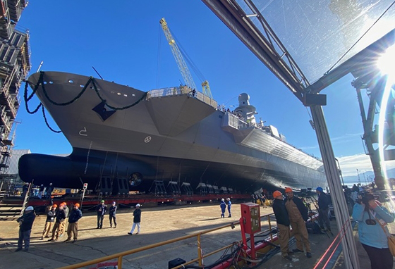 На верфи Fincantieri спущен на воду ДВКД «Аль Фульк» для ВМС Катара