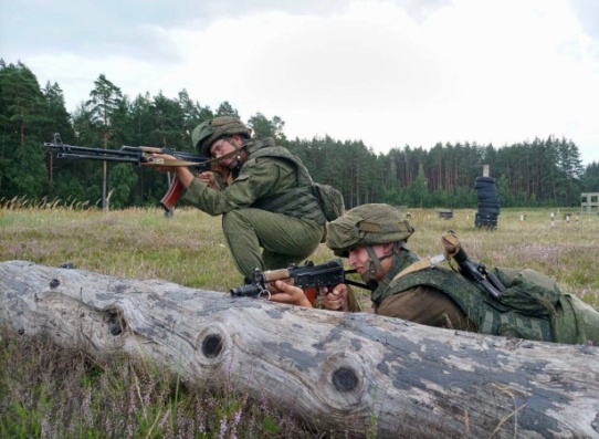 Гвардейцы оттачивают навыки