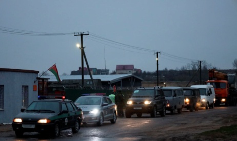 Марш в назначенный район