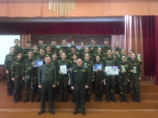 Курсанты посетили школу в Пинске
