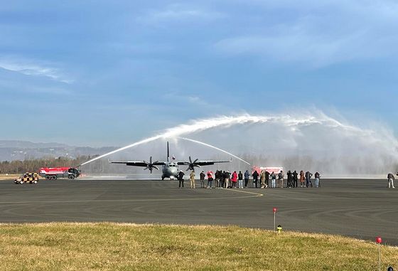 ВС Словении получили первый самолет ВТА C-27J «Спартан»