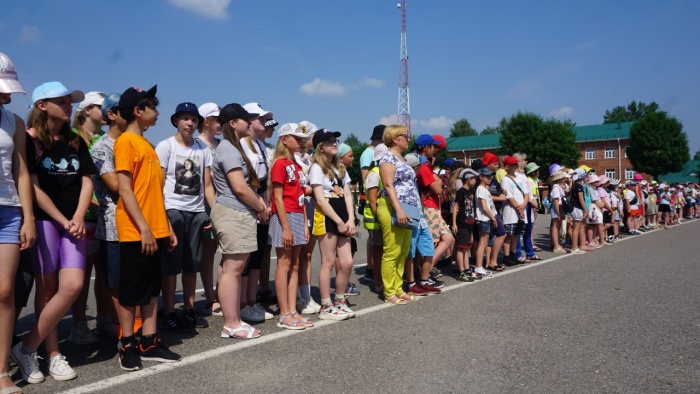 Открытие второй смены военно-патриотического лагеря в 103 овдбр