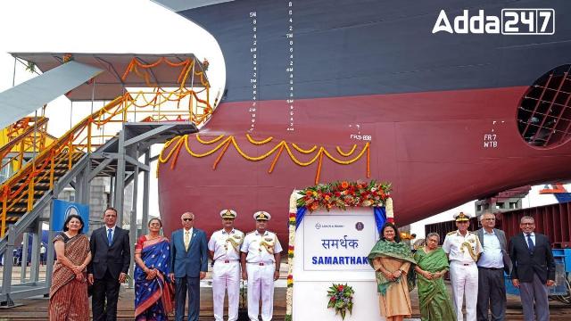На верфи в Каттупалли спущен на воду головной многоцелевой корабль MPV для ВМС Индии