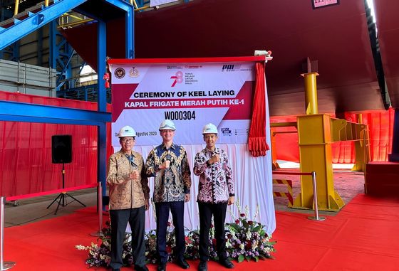 В Индонезии заложен киль головного фрегата проекта «Эрроухед 140»