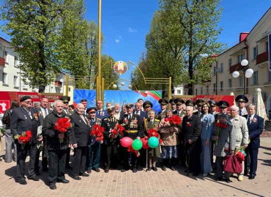 Торжественные мероприятия, посвящённые 78-й годовщине Великой Победы, прошли в Жодино