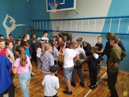 В рамках военно-патриотического воспитания