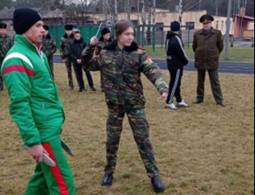 В Гродненском кадетском училище прошел мастер-класс по рукопашному бою 