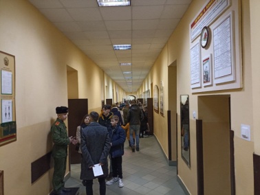 В Минском суворовском военном училище прошел день открытых дверей