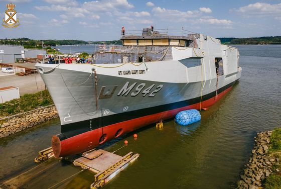 Состоялась церемония крещения восьмого корвета класса K130 ВМС Германии