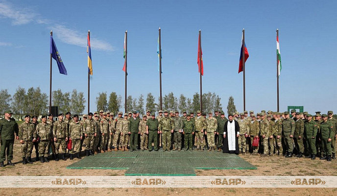 Состоялась церемония закрытия учения ОДКБ «Поиск-2025» на Лепельском полигоне
