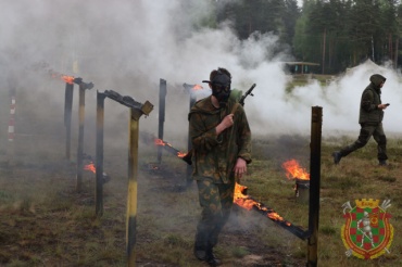 Состязания специалистов войск РХБЗ 