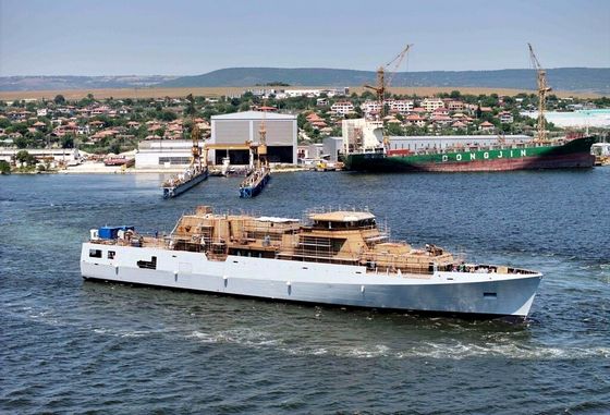 Спущен на воду головной патрульный корабль MMPV для ВМС Болгарии