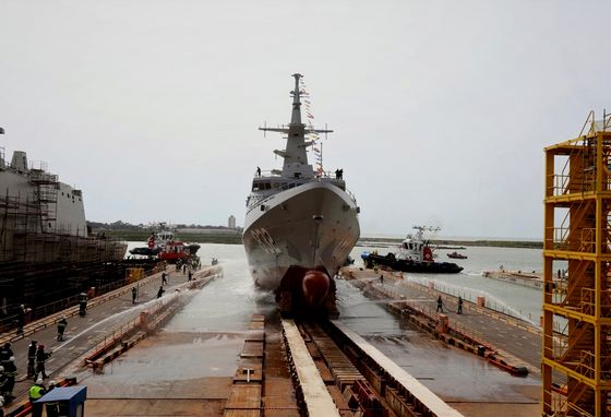 На верфи Navantia спущен на воду третий корвет класса Avante-2200 для ВМС Саудовской Аравии