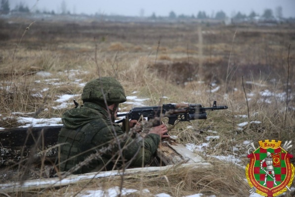 Гвардейцы выполнили упражнения стрельб из стрелкового оружия и БМП-2