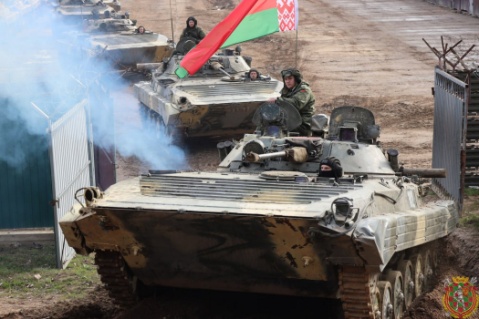 Марш в назначенный район