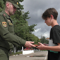 В 120 омбр завершилась III смена спортивно-патриотического лагеря «Гвардейцы»