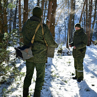 На одном из полигонов ВВС и войск ПВО прошло тактическое учение с подразделением зенитного ракетного полка