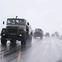 Гвардейцы совершили марш 