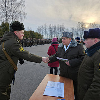 Принятие Военной присяги в Жодино