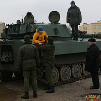 В гостях у гвардейцев